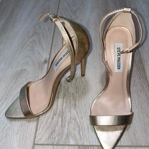 Steve Madden gold shoes